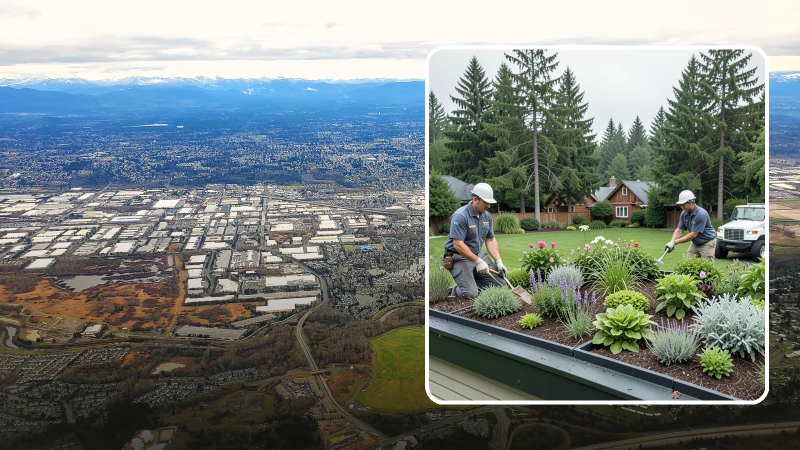 Green Roof Installation in Kent, King County, WA - Living green roofs that insulate, manage stormwater, and turn rooftops into planted, sustainable space.