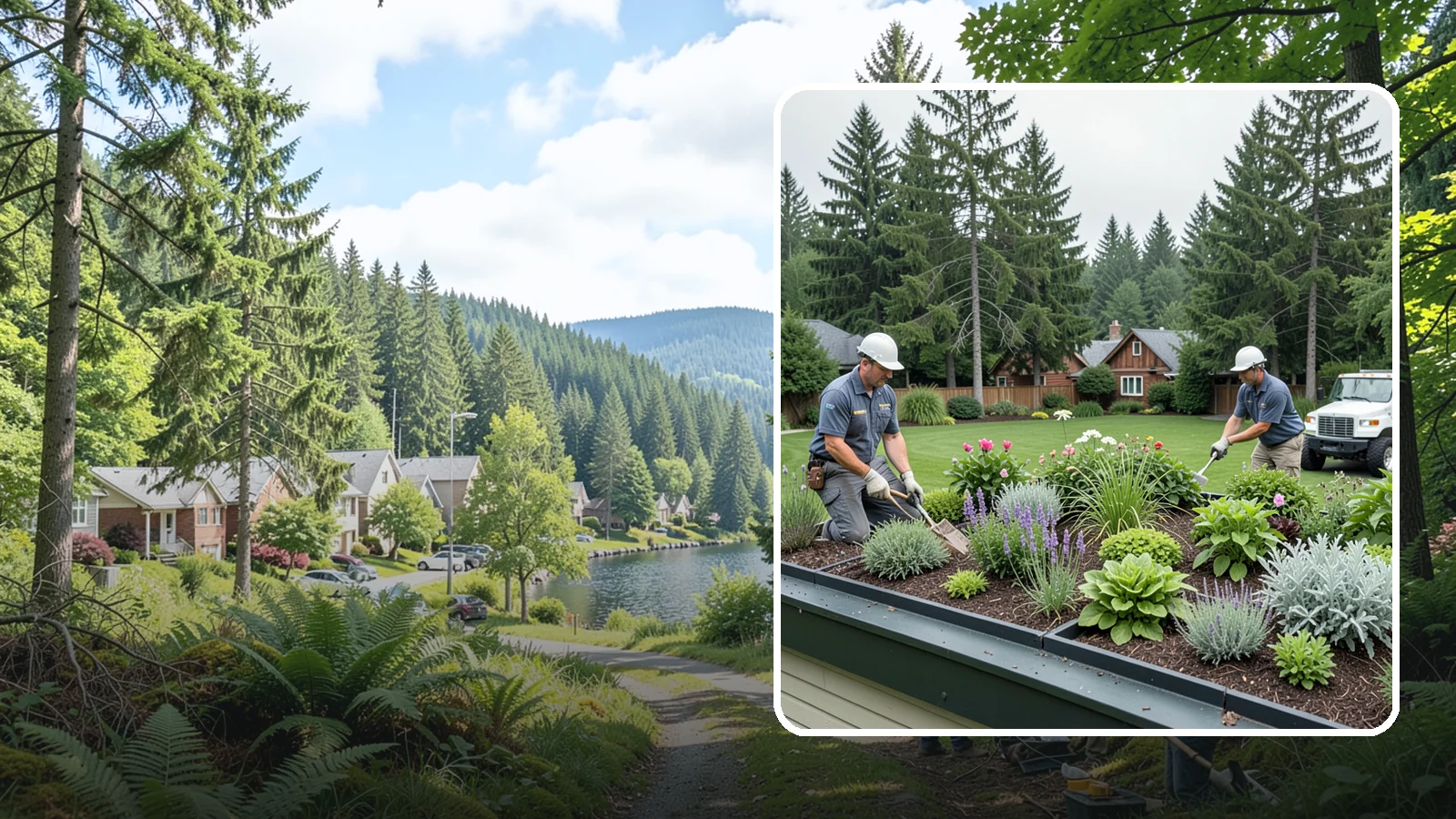 Green Roof Installation in Lake Forest Park, King County, WA - Living green roofs that insulate, manage stormwater, and turn rooftops into planted, sustainable space.