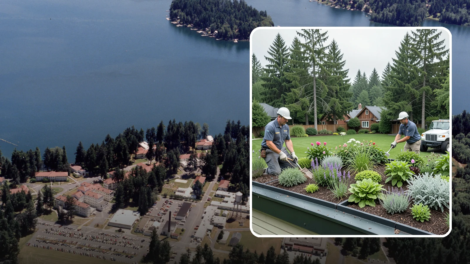 Green Roof Installation in Lakewood, Pierce County, WA - Living green roofs that insulate, manage stormwater, and turn rooftops into planted, sustainable space.