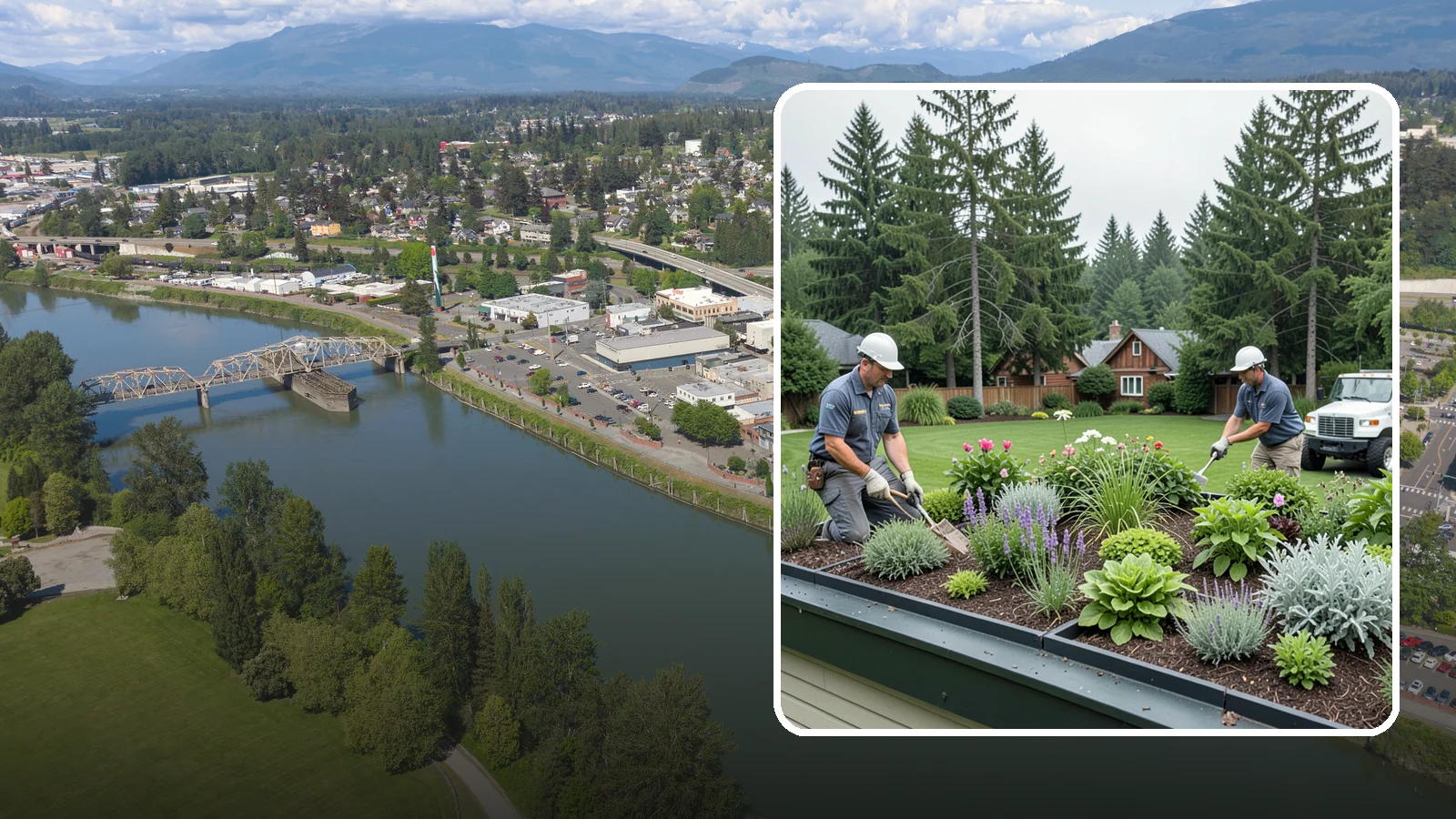 Green Roof Installation in Mount Vernon, Skagit County, WA - Living green roofs that insulate, manage stormwater, and turn rooftops into planted, sustainable space.