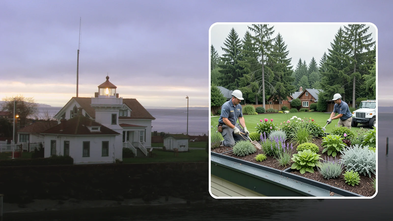 Green Roof Installation in Mukilteo, Snohomish County, WA - Living green roofs that insulate, manage stormwater, and turn rooftops into planted, sustainable space.