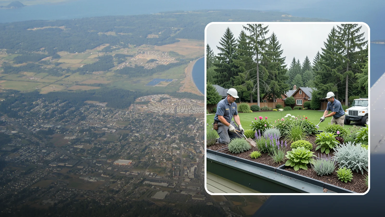 Green Roof Installation in Oak Harbor, Island County, WA - Living green roofs that insulate, manage stormwater, and turn rooftops into planted, sustainable space.
