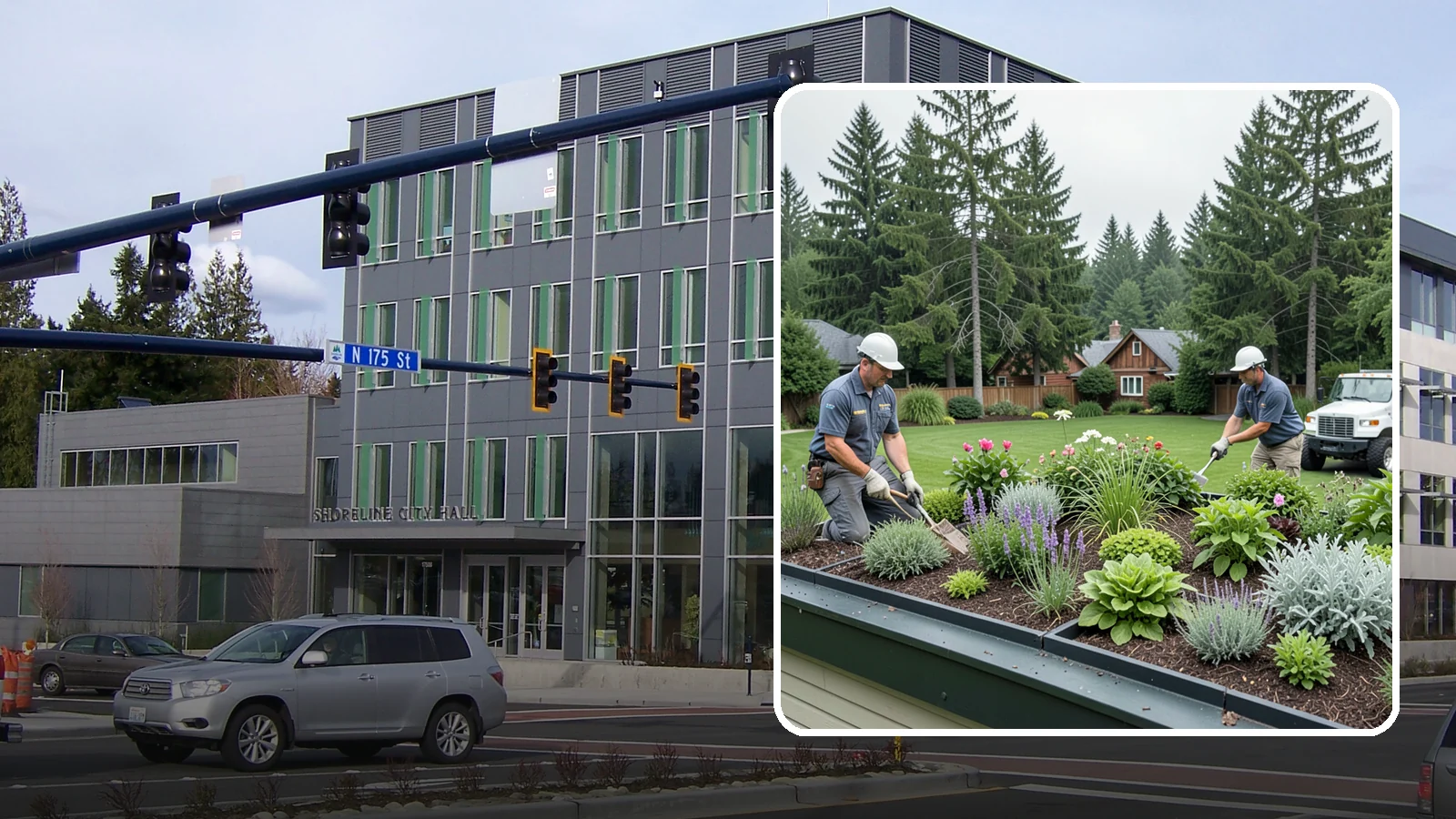 Green Roof Installation in Shoreline, King County, WA - Living green roofs that insulate, manage stormwater, and turn rooftops into planted, sustainable space.