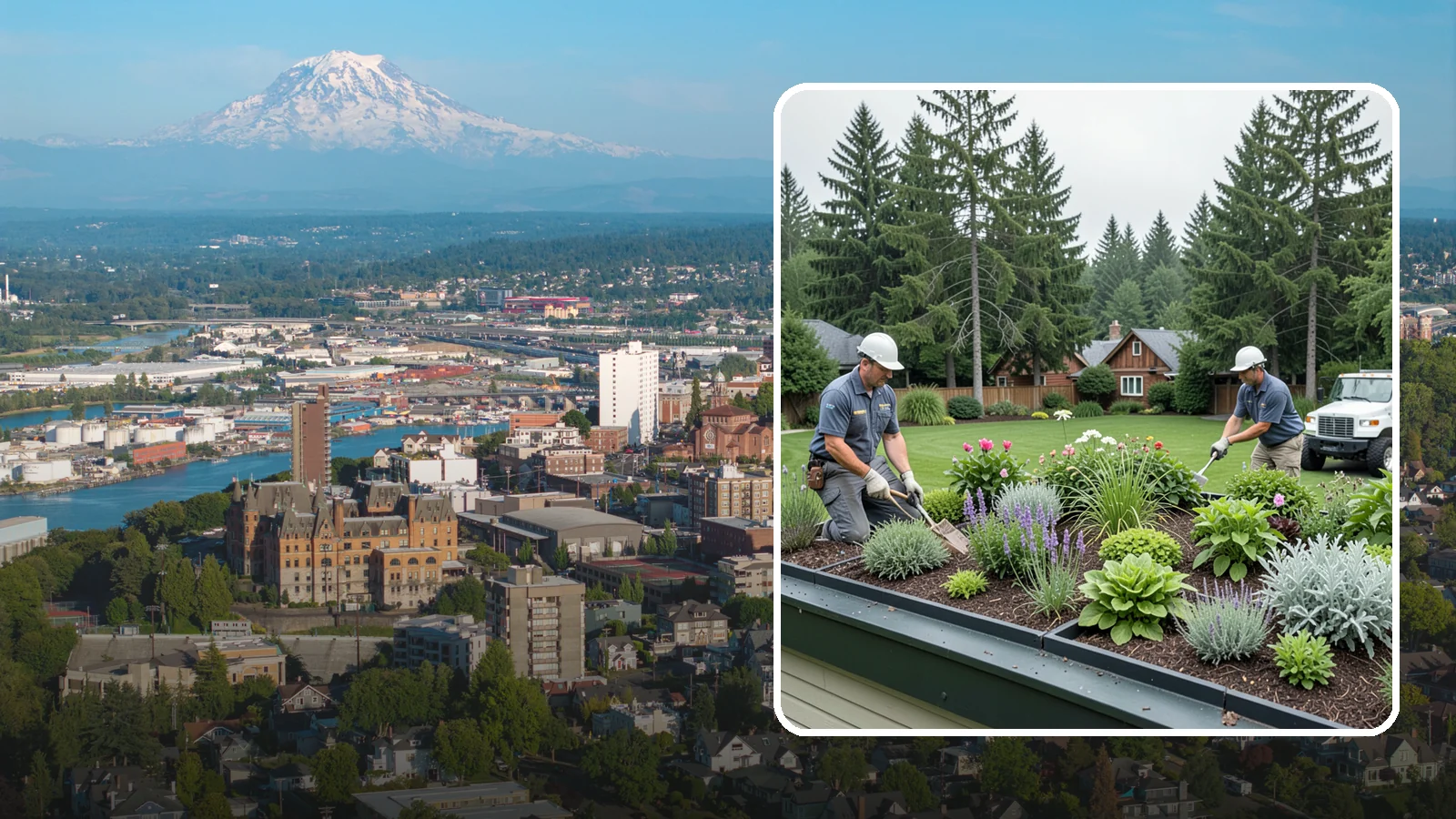 Green Roof Installation in Tacoma, Pierce County, WA - Living green roofs that insulate, manage stormwater, and turn rooftops into planted, sustainable space.