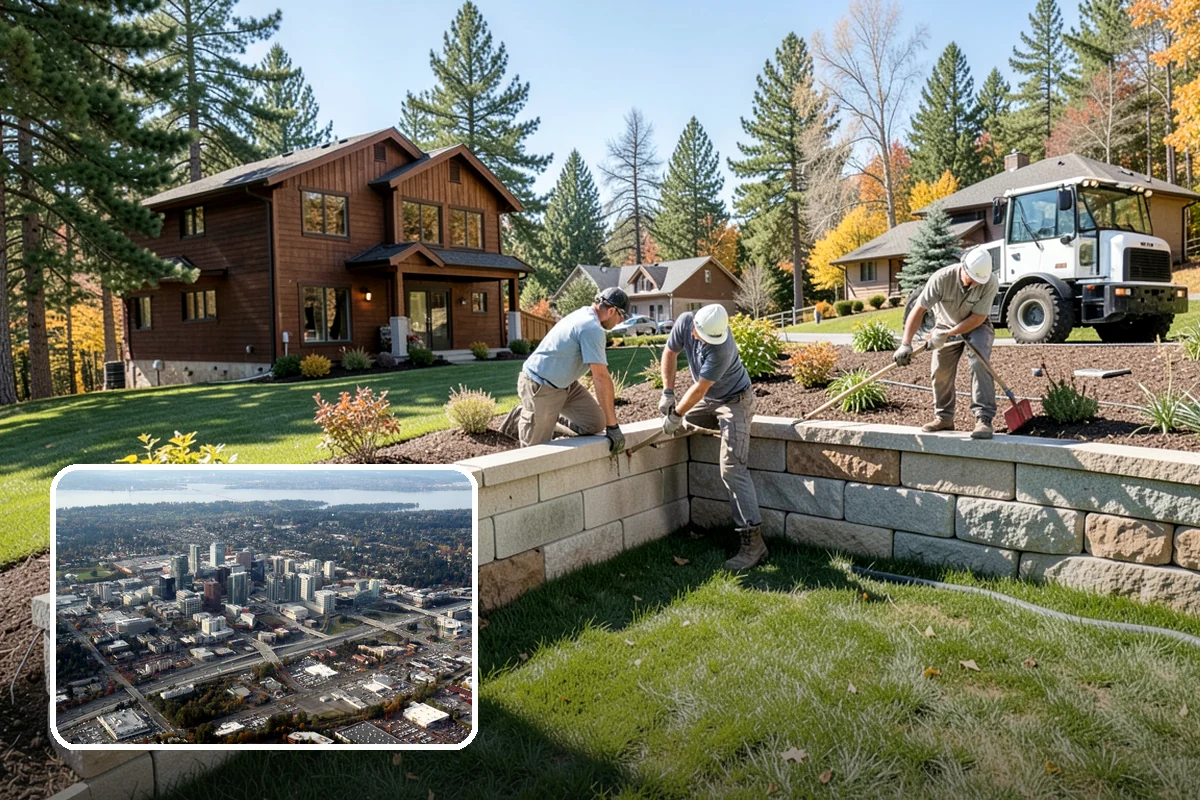 Ground Cover Installation in Bellevue, King County, WA - Carpets slopes and hard-to-mow areas