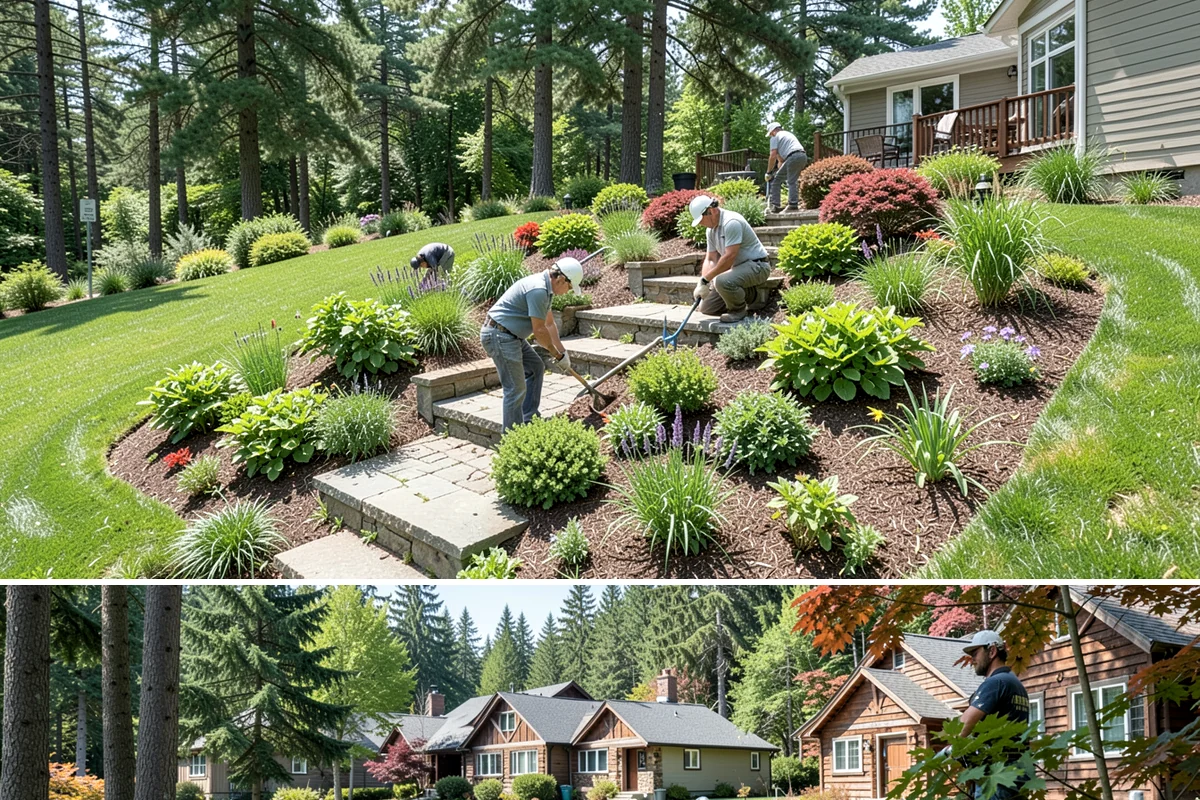 Ground Cover Installation in Edgewood, Pierce County, WA - Best planted spring or fall for establishment before summer or winter stress.
