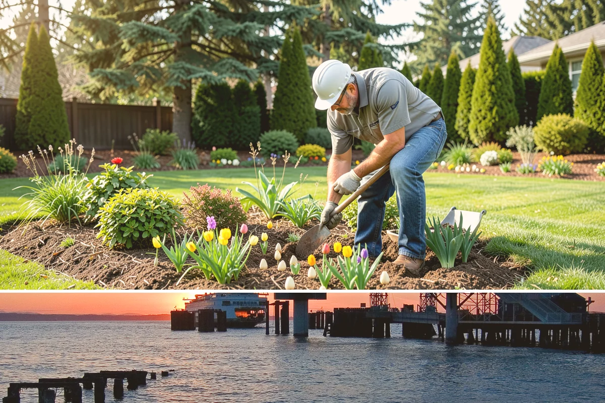 Ground Cover Installation in Edmonds, Snohomish County, WA - Best planted spring or fall for establishment before summer or winter stress.