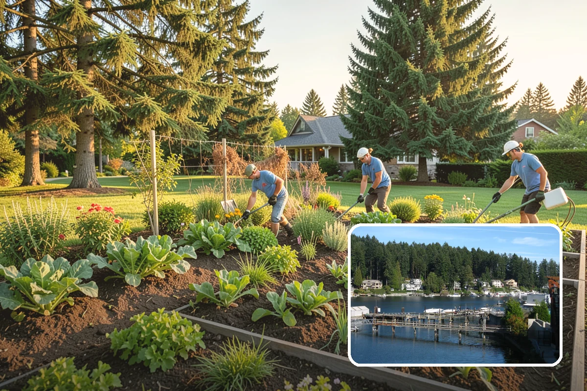 Ground Cover Installation in Gig Harbor, Pierce County, WA - Carpets slopes and hard-to-mow areas
