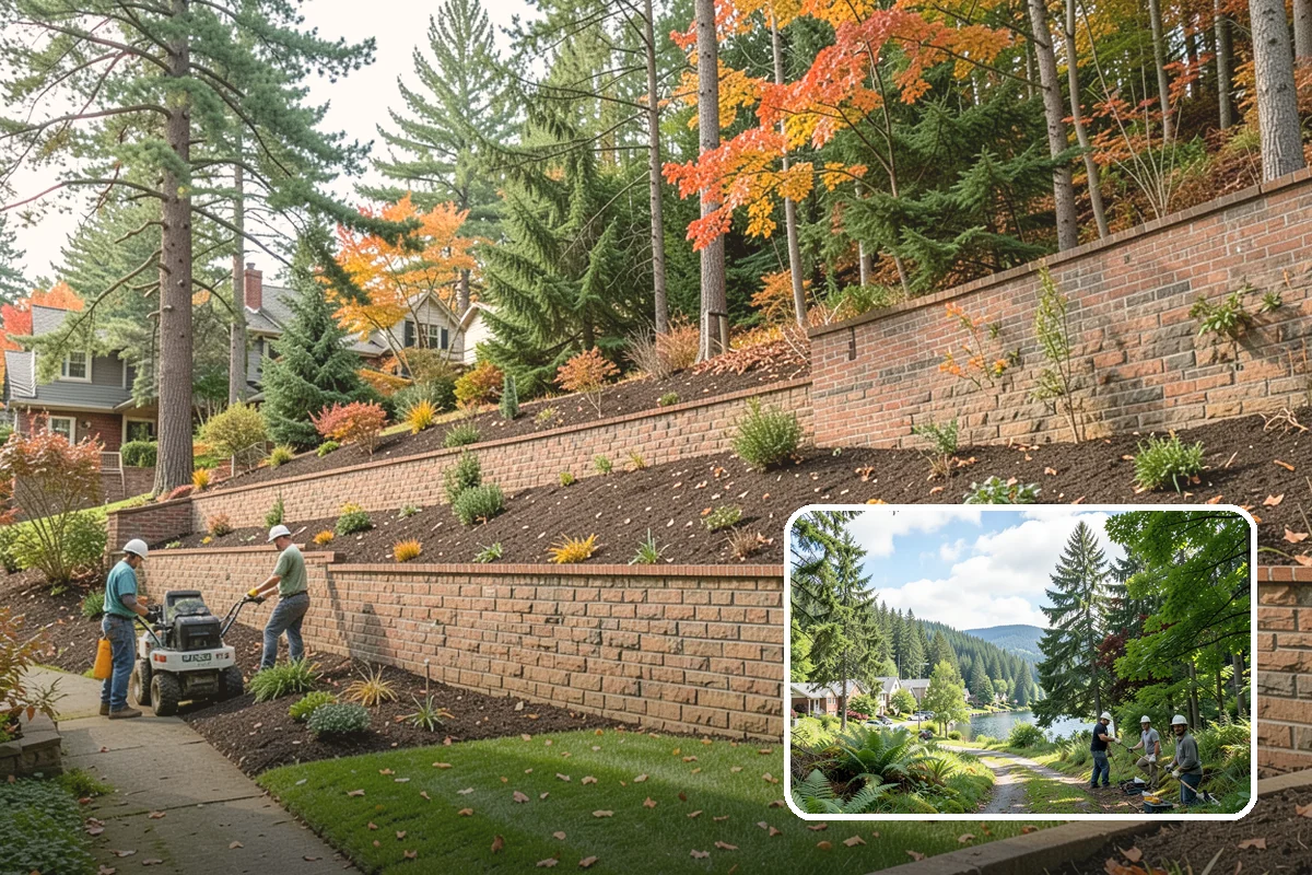 Ground Cover Installation in Lake Forest Park, King County, WA - Carpets slopes and hard-to-mow areas