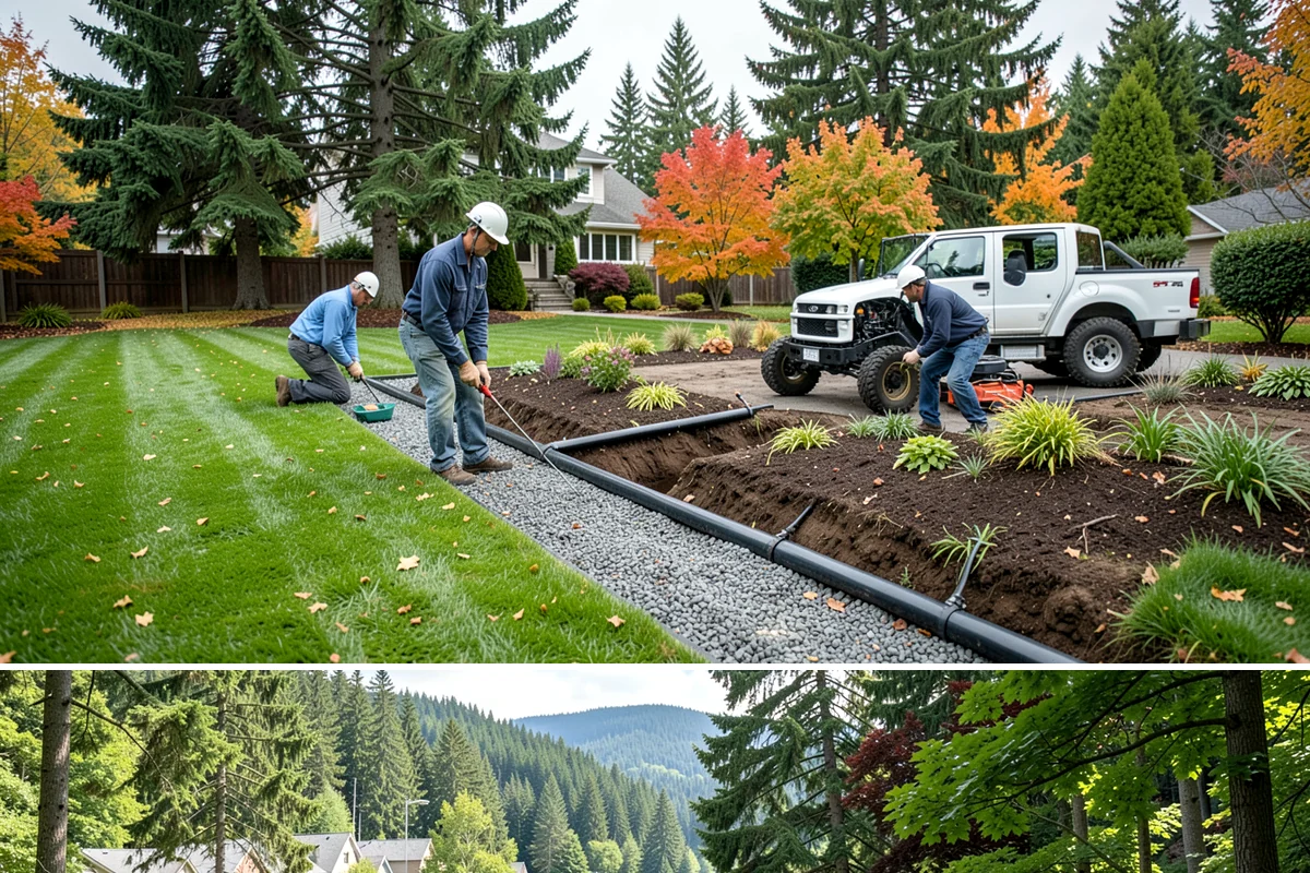 Ground Cover Installation in Lake Forest Park, King County, WA - Best planted spring or fall for establishment before summer or winter stress.