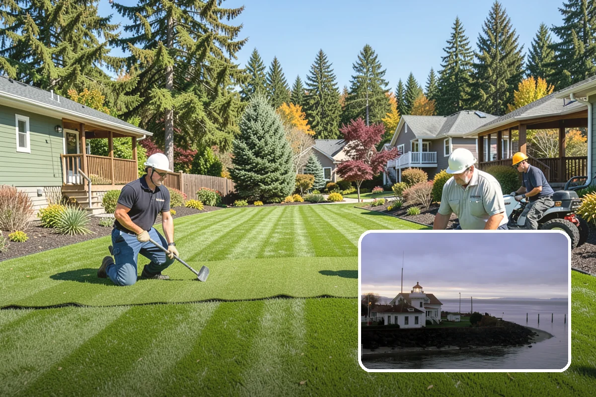 Ground Cover Installation in Mukilteo, Snohomish County, WA - Carpets slopes and hard-to-mow areas