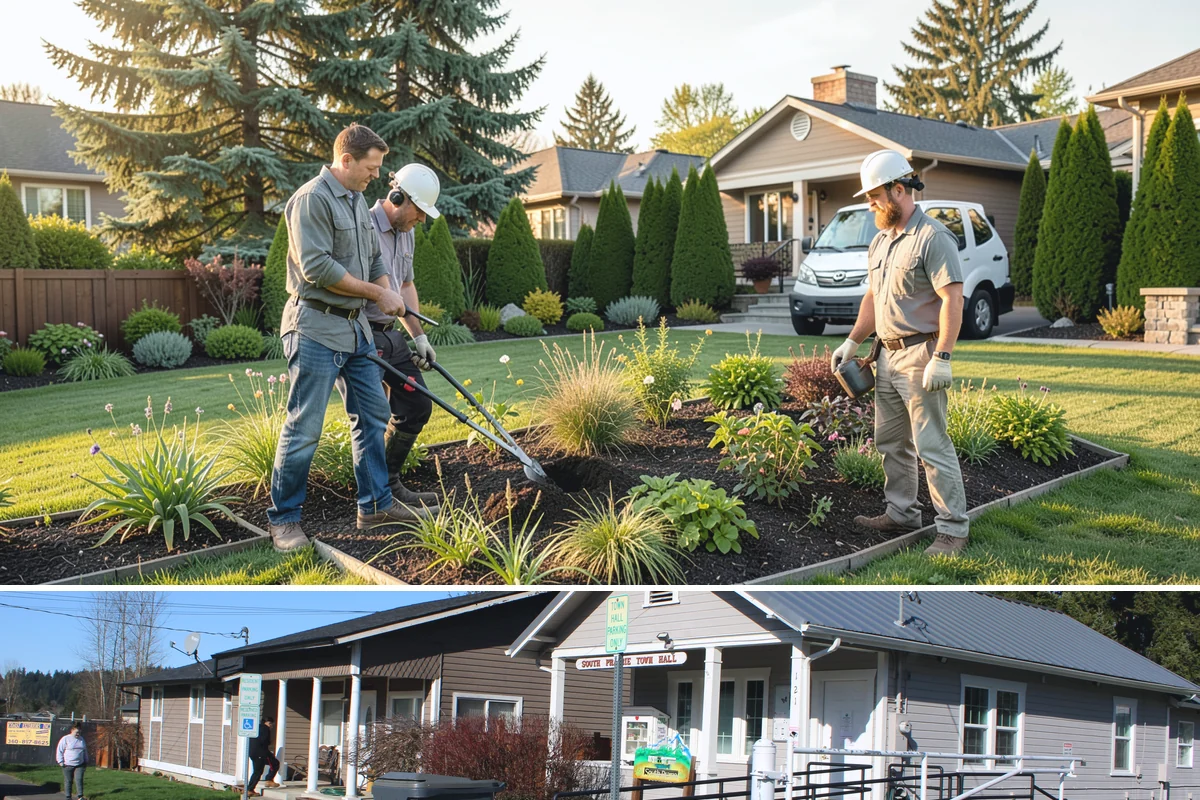 Ground Cover Installation in South Prairie, Pierce County, WA - Best planted spring or fall for establishment before summer or winter stress.