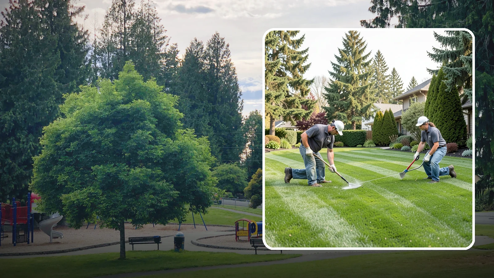 Grub Control in Bonney Lake, Pierce County, WA - Grub treatment that protects your lawn from the root-feeding larvae that cause dead patches.