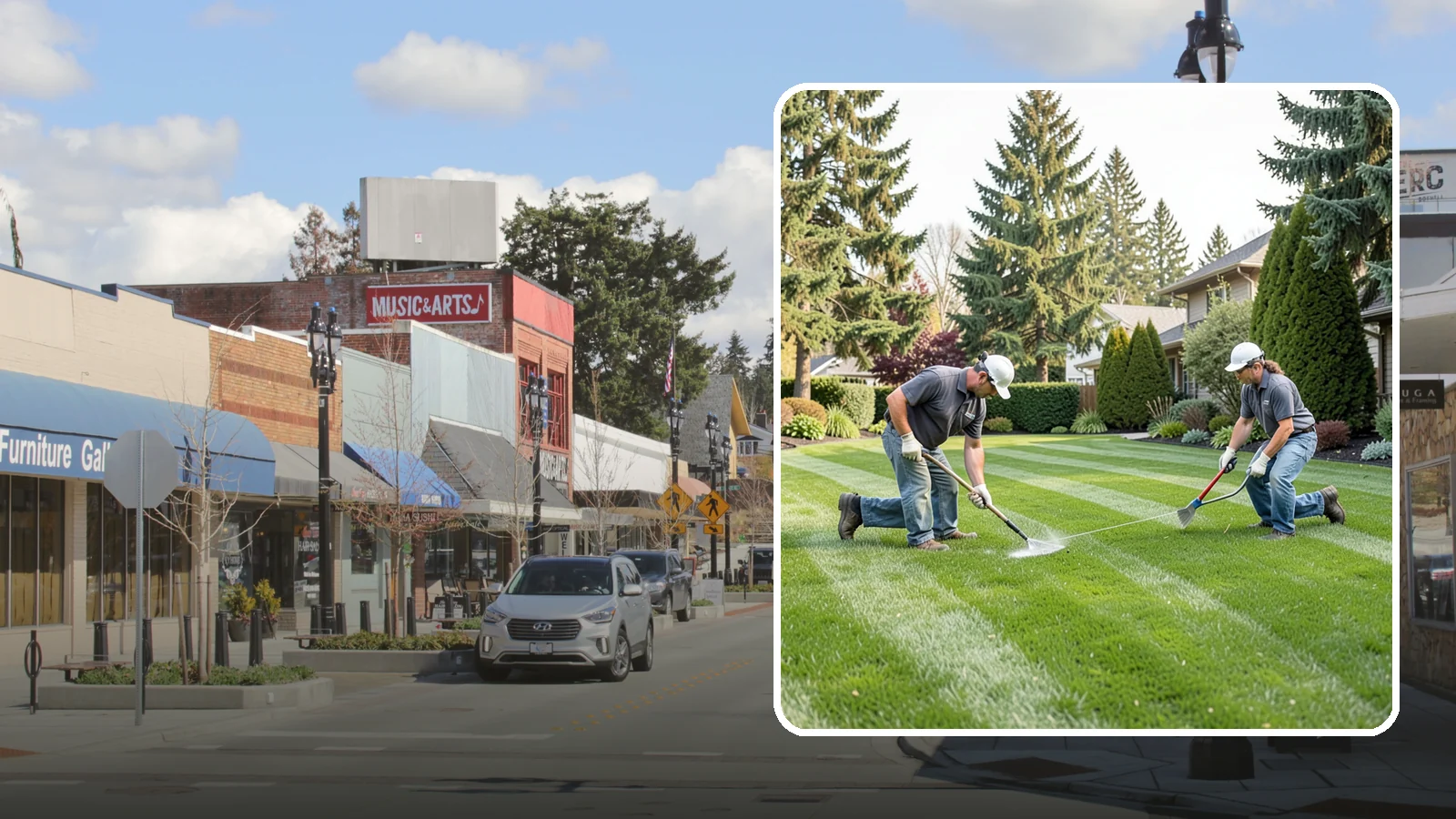 Grub Control in Bothell, King County, WA - Grub treatment that protects your lawn from the root-feeding larvae that cause dead patches.