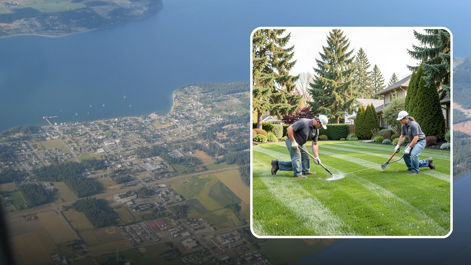 Grub Control in Coupeville, Island County, WA - Grub treatment that protects your lawn from the root-feeding larvae that cause dead patches.