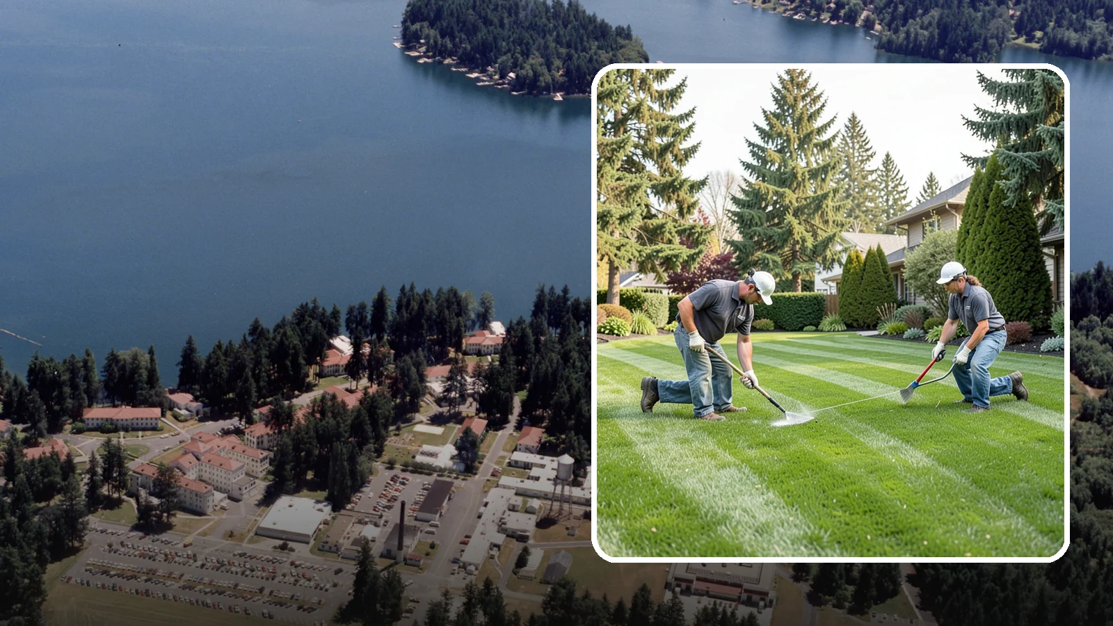 Grub Control in Lakewood, Pierce County, WA - Grub treatment that protects your lawn from the root-feeding larvae that cause dead patches.