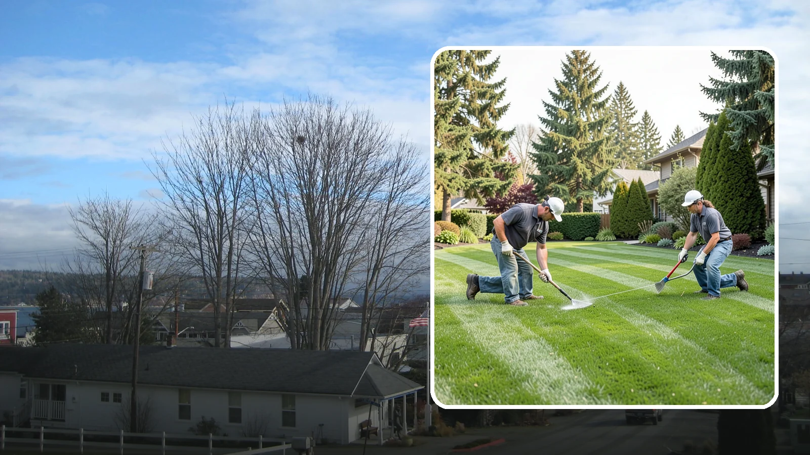 Grub Control in Langley, Island County, WA - Grub treatment that protects your lawn from the root-feeding larvae that cause dead patches.