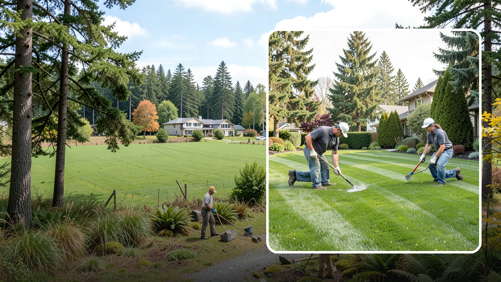 Grub Control in Lyman, Skagit County, WA - Grub treatment that protects your lawn from the root-feeding larvae that cause dead patches.