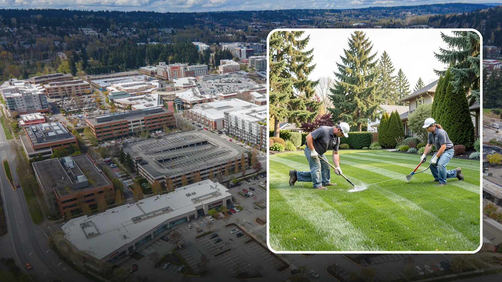Grub Control in Redmond, King County, WA - Grub treatment that protects your lawn from the root-feeding larvae that cause dead patches.