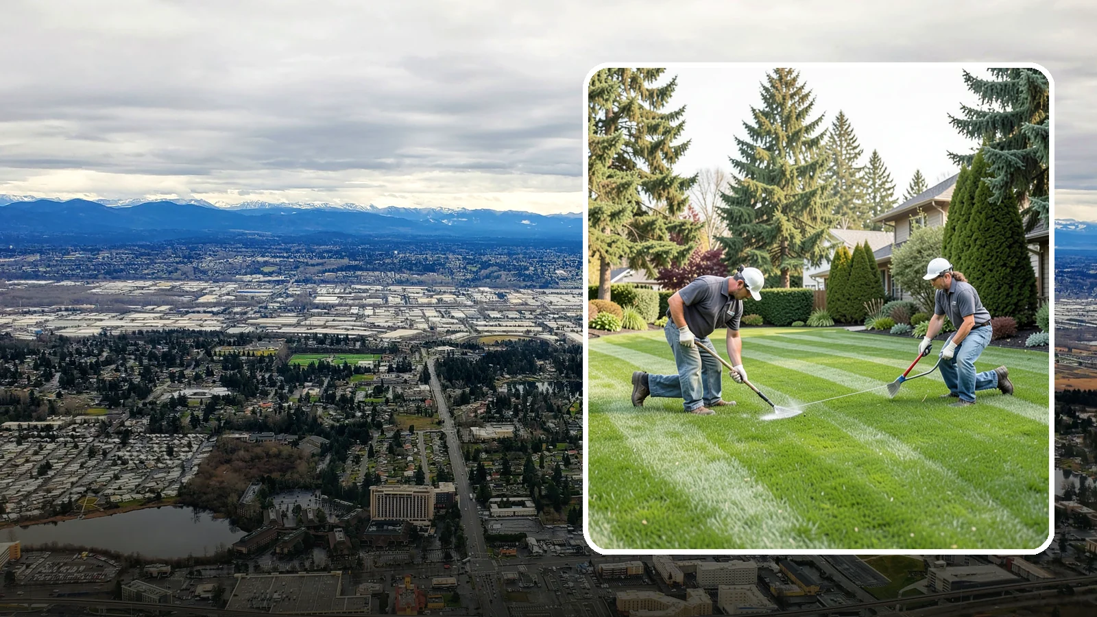 Grub Control in SeaTac, King County, WA - Grub treatment that protects your lawn from the root-feeding larvae that cause dead patches.
