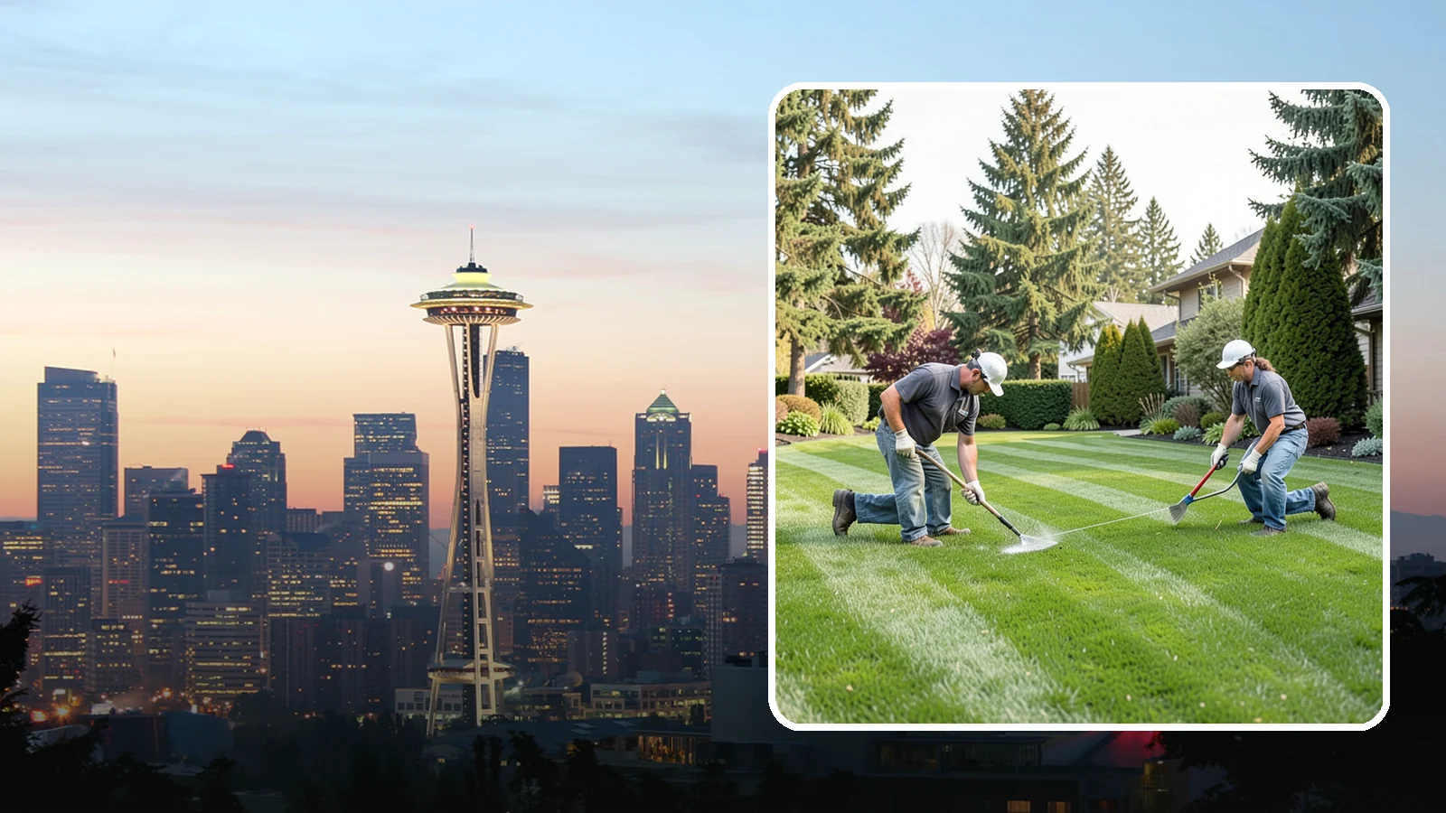 Grub Control in Seattle, King County, WA - Grub treatment that protects your lawn from the root-feeding larvae that cause dead patches.