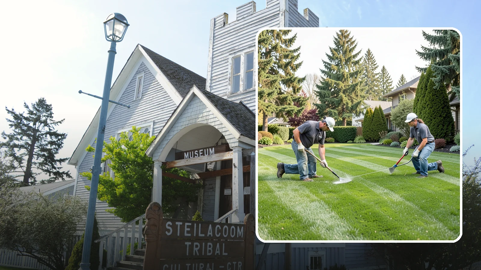 Grub Control in Steilacoom, Pierce County, WA - Grub treatment that protects your lawn from the root-feeding larvae that cause dead patches.