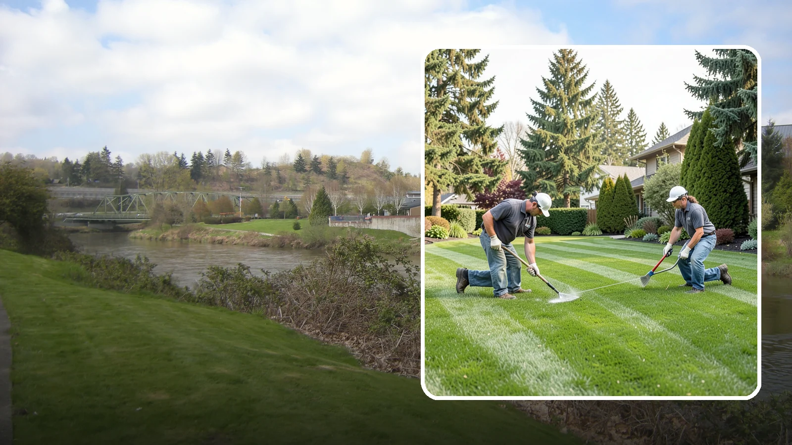 Grub Control in Tukwila, King County, WA - Grub treatment that protects your lawn from the root-feeding larvae that cause dead patches.