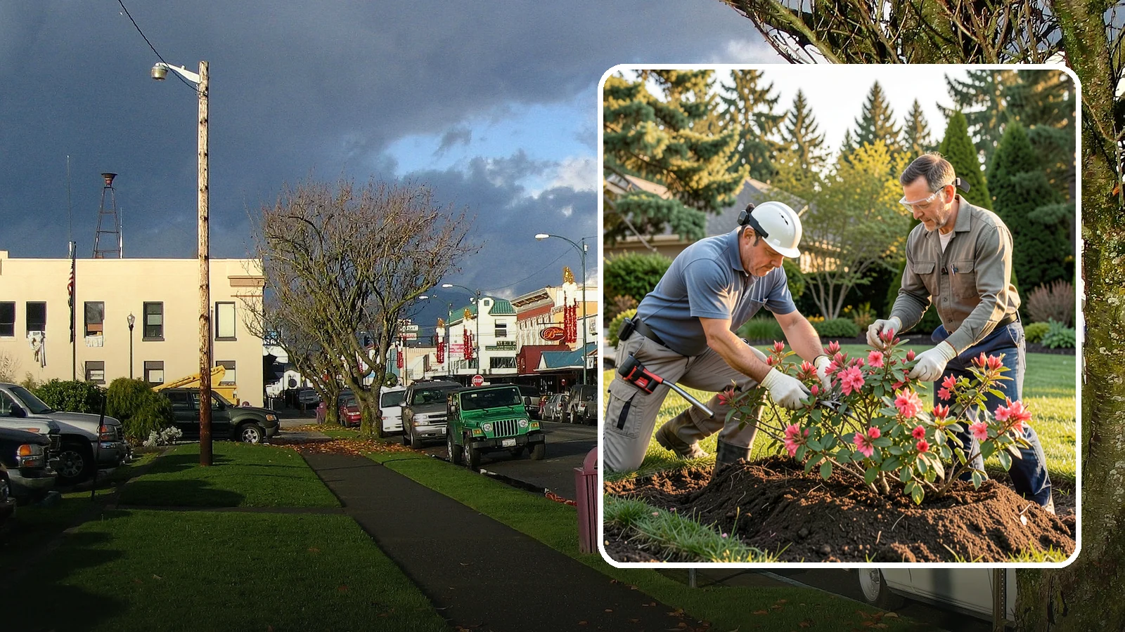 Hardy Fuchsia Pruning in Arlington, Snohomish County, WA - Spring cutback of hardy fuchsia that leaves winter protection intact and drives vigorous new growth and long bloom.