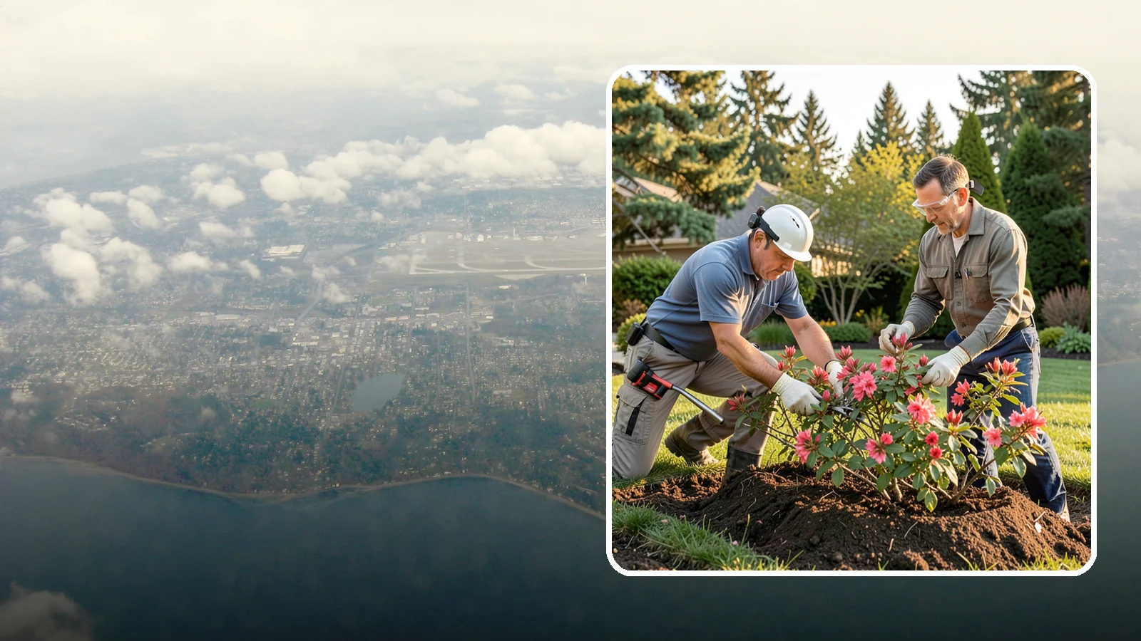 Hardy Fuchsia Pruning in Burien, King County, WA - Spring cutback of hardy fuchsia that leaves winter protection intact and drives vigorous new growth and long bloom.