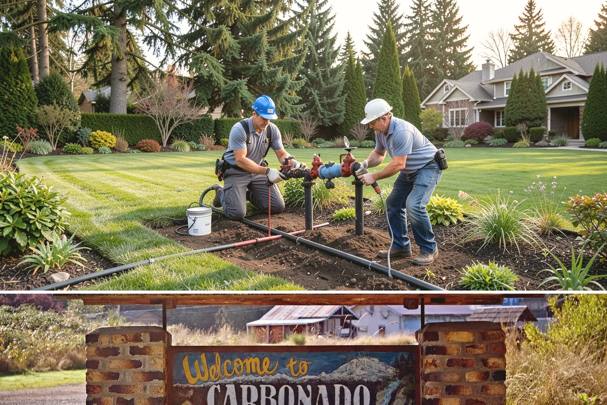 Hardy Fuchsia Pruning in Carbonado, Pierce County, WA - In Western Washington, leave hardy fuchsia growth over winter and cut it back to emerging basal buds in spring (around April)...