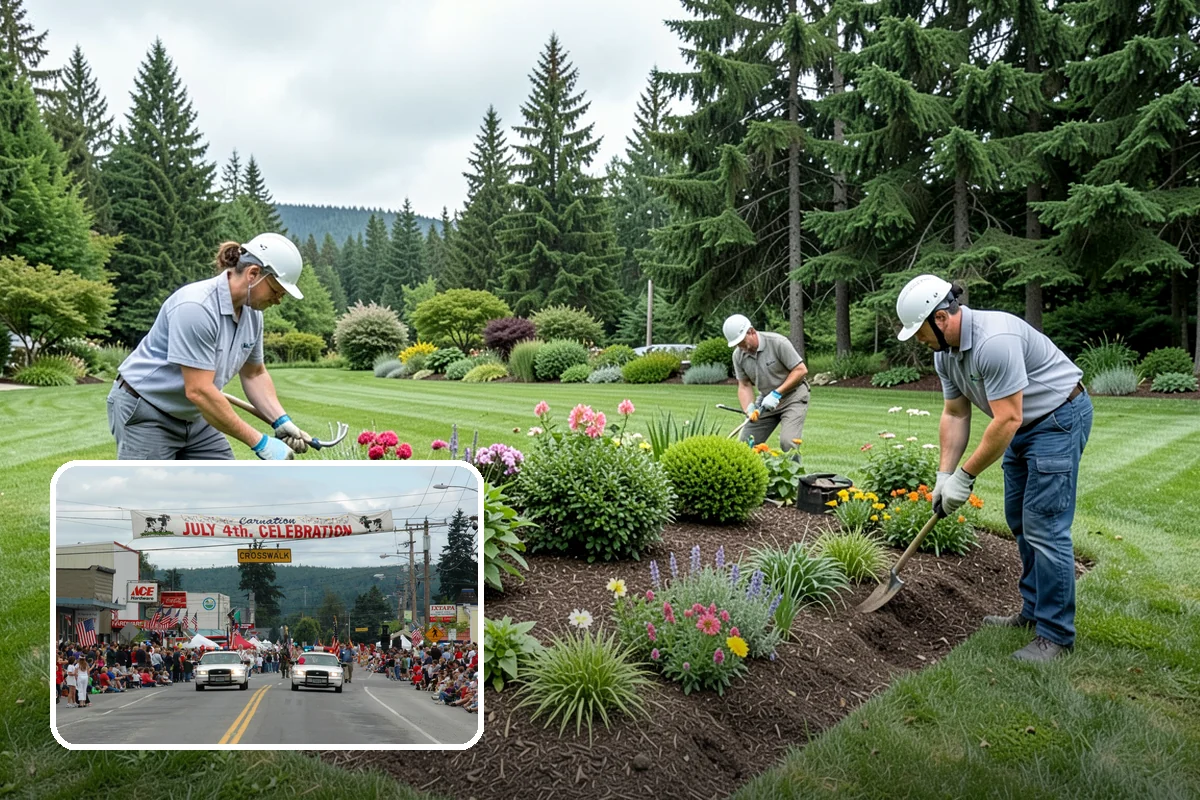 Hardy Fuchsia Pruning in Carnation, King County, WA - Encourages vigorous new growth and a long summer-to-fall bloom