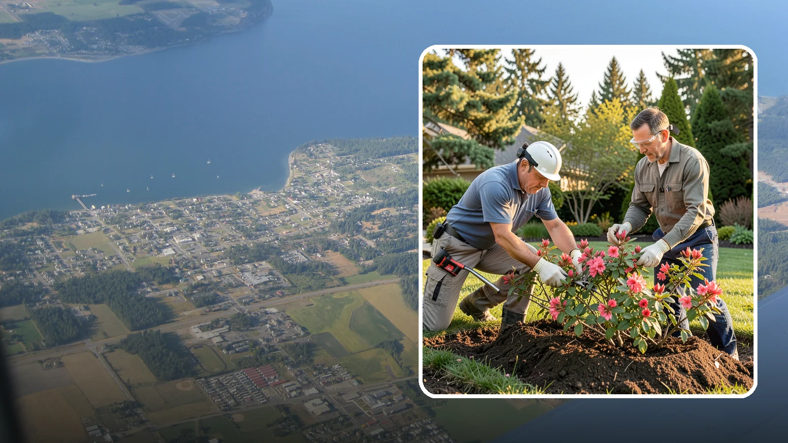 Hardy Fuchsia Pruning in Coupeville, Island County, WA - Spring cutback of hardy fuchsia that leaves winter protection intact and drives vigorous new growth and long bloom.
