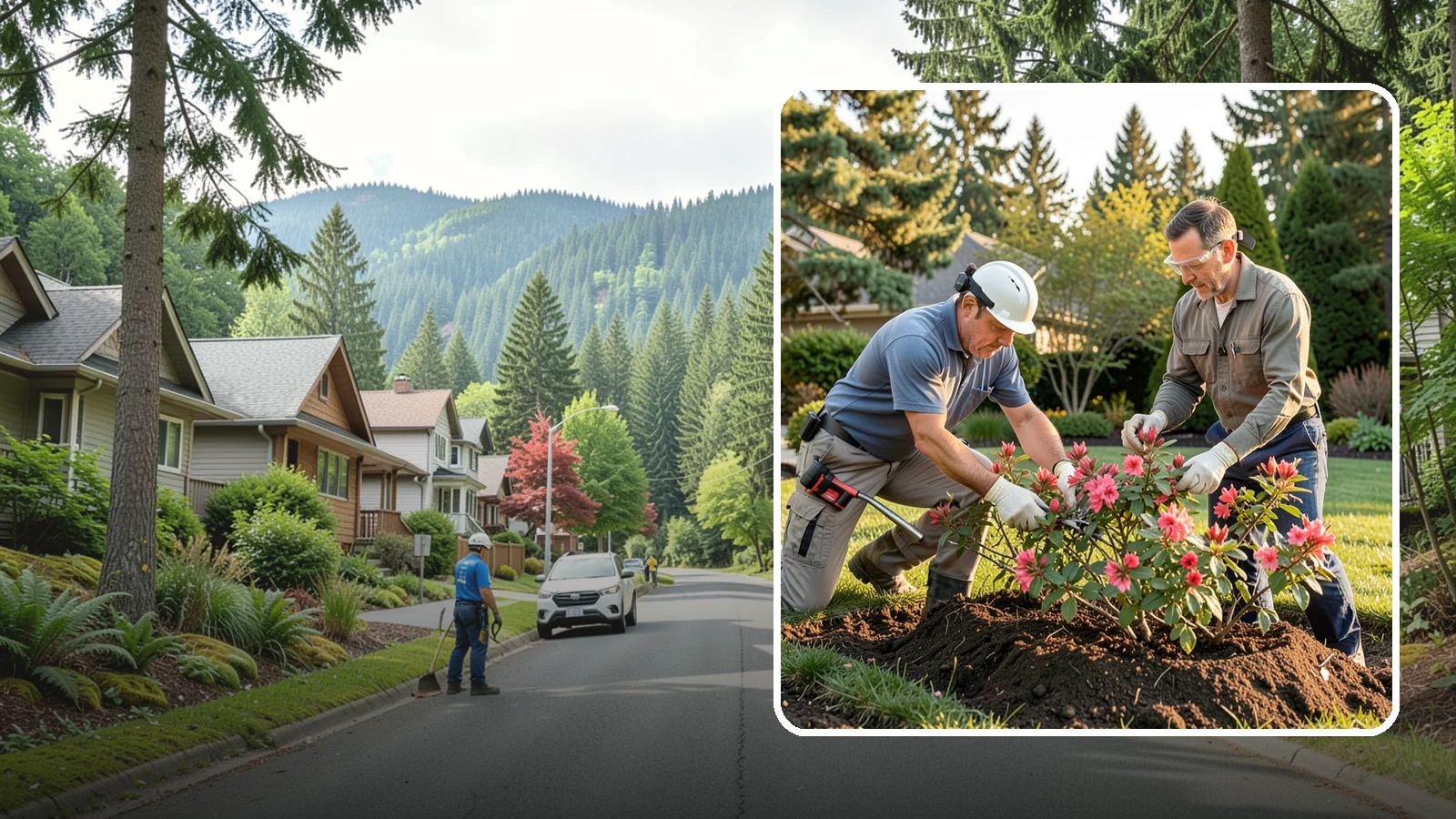 Hardy Fuchsia Pruning in Darrington, Snohomish County, WA - Spring cutback of hardy fuchsia that leaves winter protection intact and drives vigorous new growth and long bloom.