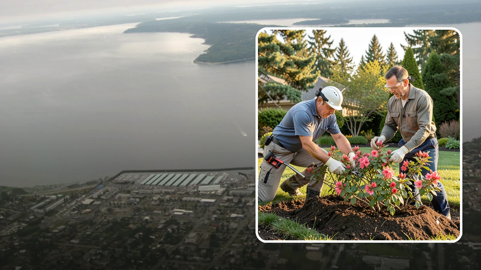 Hardy Fuchsia Pruning in Des Moines, King County, WA - Spring cutback of hardy fuchsia that leaves winter protection intact and drives vigorous new growth and long bloom.