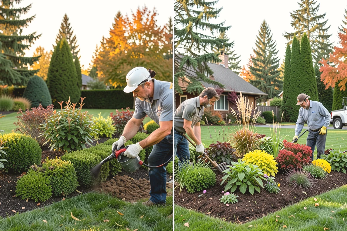Hardy Fuchsia Pruning in Duvall, King County, WA - Leave old top growth over winter for crown protection