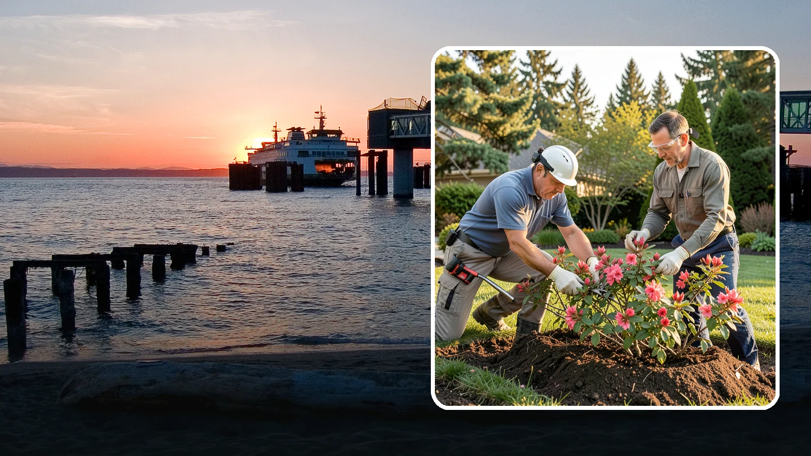 Hardy Fuchsia Pruning in Edmonds, Snohomish County, WA - Spring cutback of hardy fuchsia that leaves winter protection intact and drives vigorous new growth and long bloom.