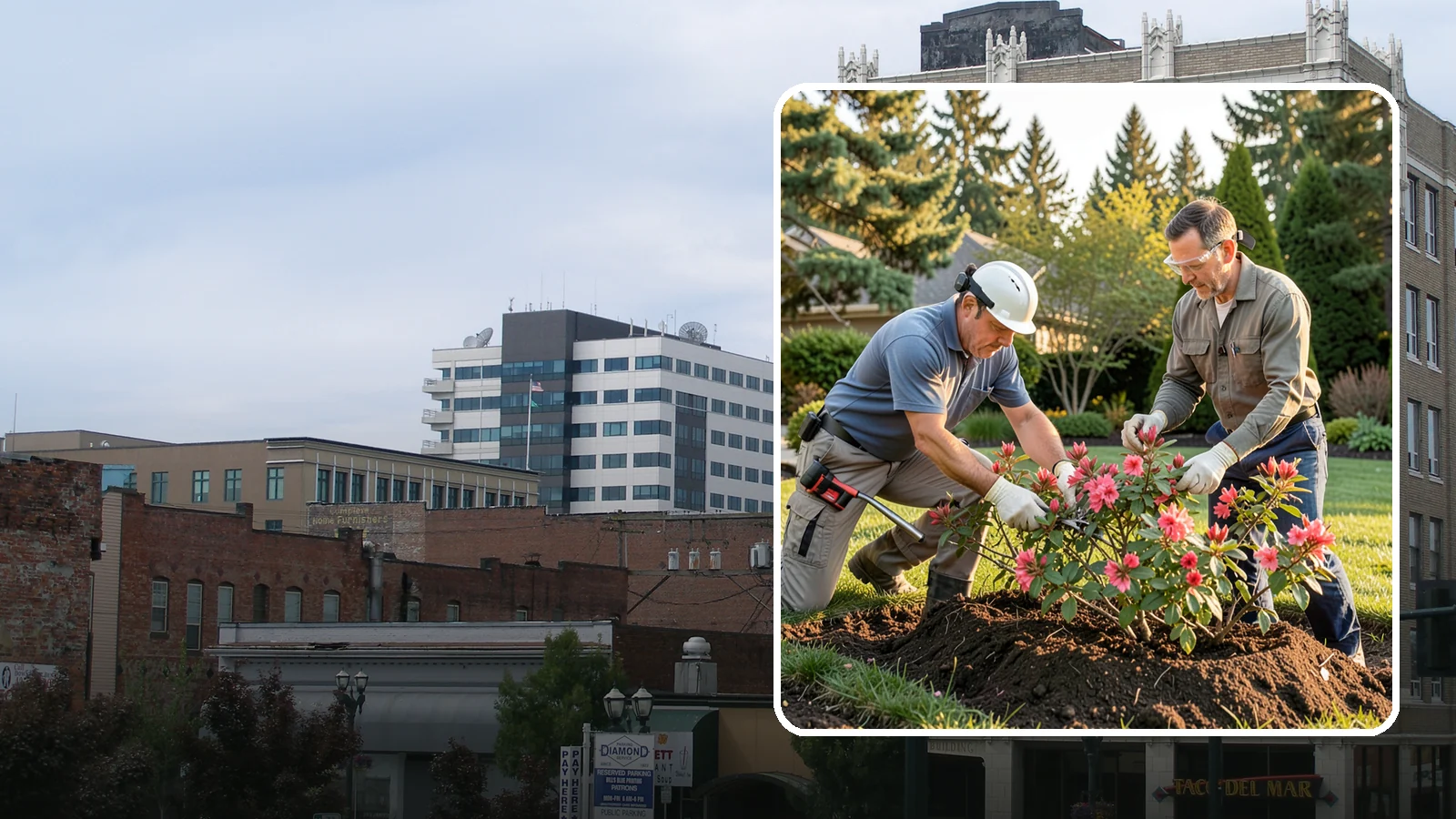 Hardy Fuchsia Pruning in Everett, Snohomish County, WA - Spring cutback of hardy fuchsia that leaves winter protection intact and drives vigorous new growth and long bloom.