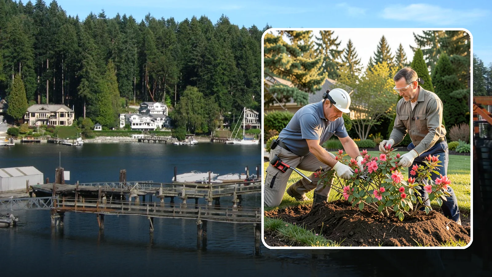 Hardy Fuchsia Pruning in Gig Harbor, Pierce County, WA - Spring cutback of hardy fuchsia that leaves winter protection intact and drives vigorous new growth and long bloom.
