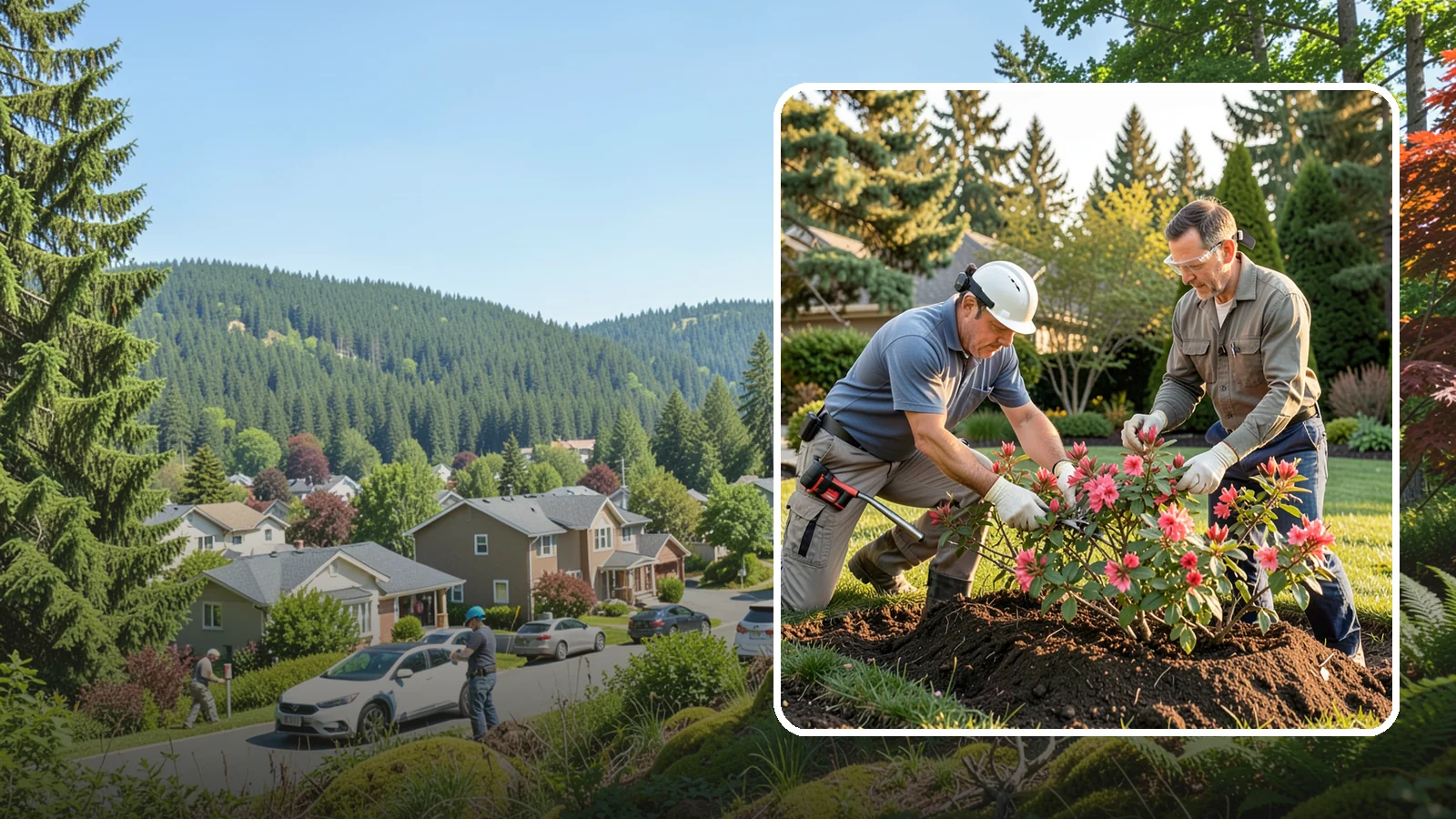 Hardy Fuchsia Pruning in Index, Snohomish County, WA - Spring cutback of hardy fuchsia that leaves winter protection intact and drives vigorous new growth and long bloom.