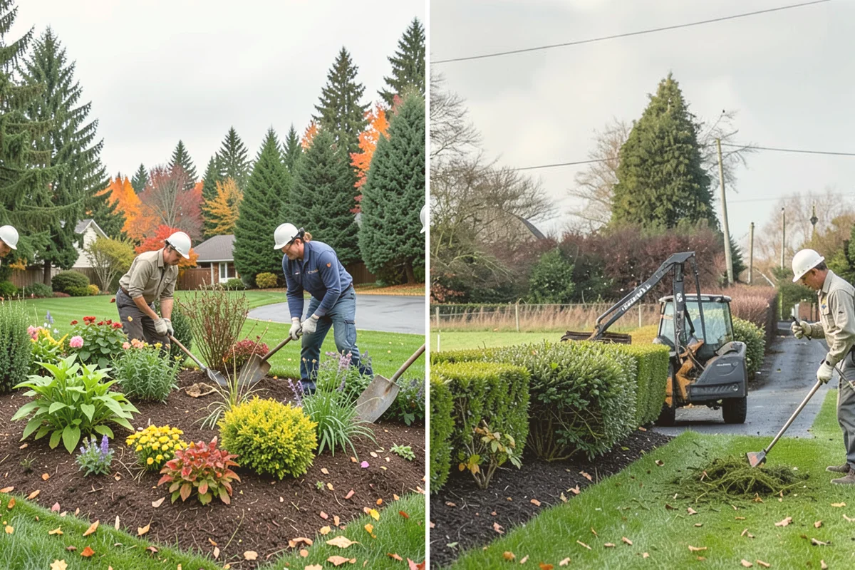 Hardy Fuchsia Pruning in Kent, King County, WA - Leave old top growth over winter for crown protection