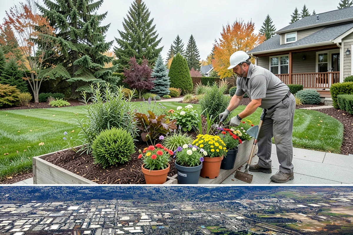 Hardy Fuchsia Pruning in Kent, King County, WA - In Western Washington, leave hardy fuchsia growth over winter and cut it back to emerging basal buds in spring (around April)...
