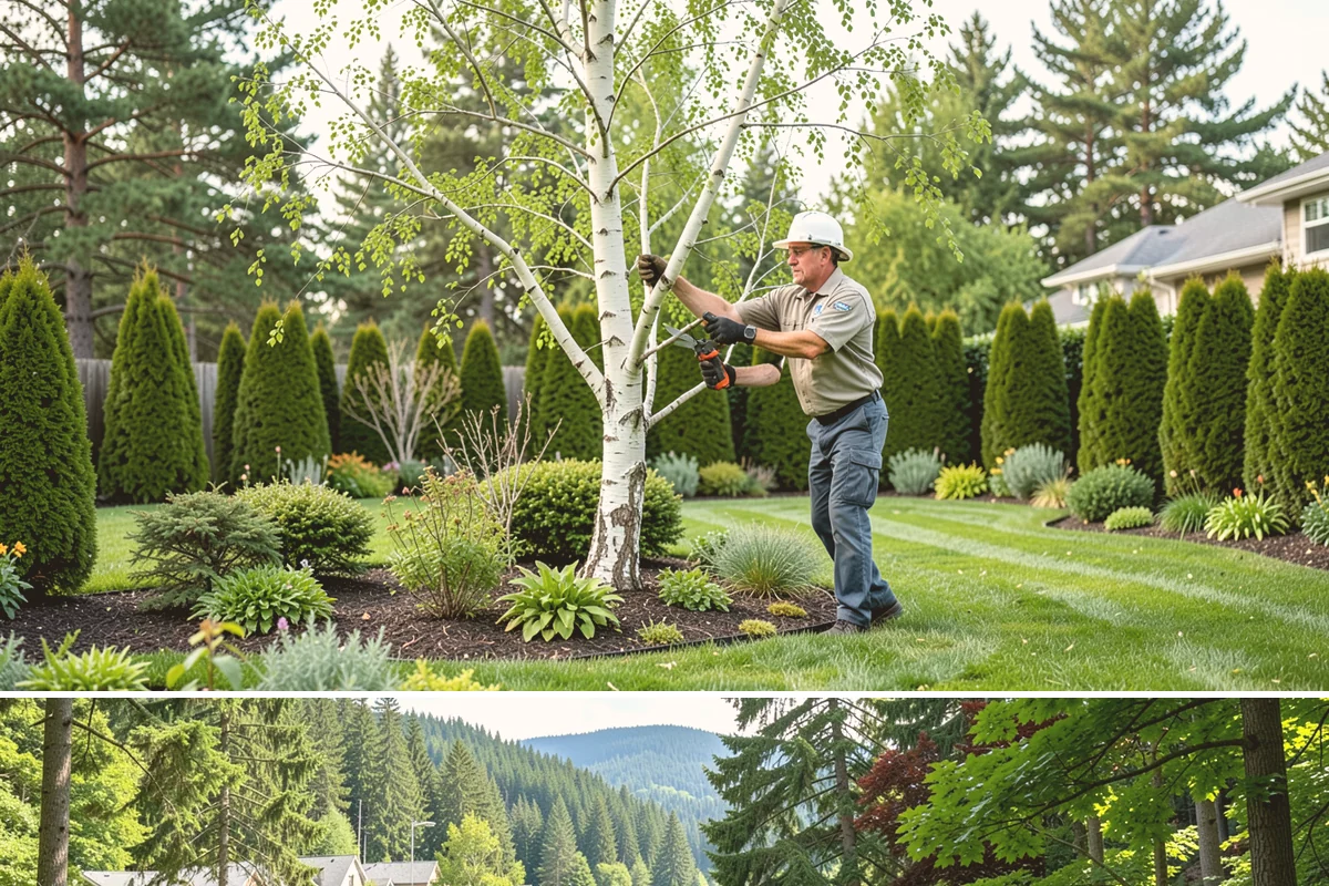 Hardy Fuchsia Pruning in Lake Forest Park, King County, WA - In Western Washington, leave hardy fuchsia growth over winter and cut it back to emerging basal buds in spring (around April)...
