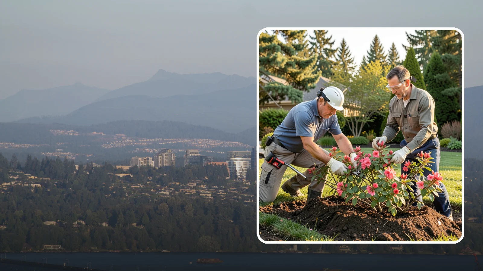 Hardy Fuchsia Pruning in Medina, King County, WA - Spring cutback of hardy fuchsia that leaves winter protection intact and drives vigorous new growth and long bloom.