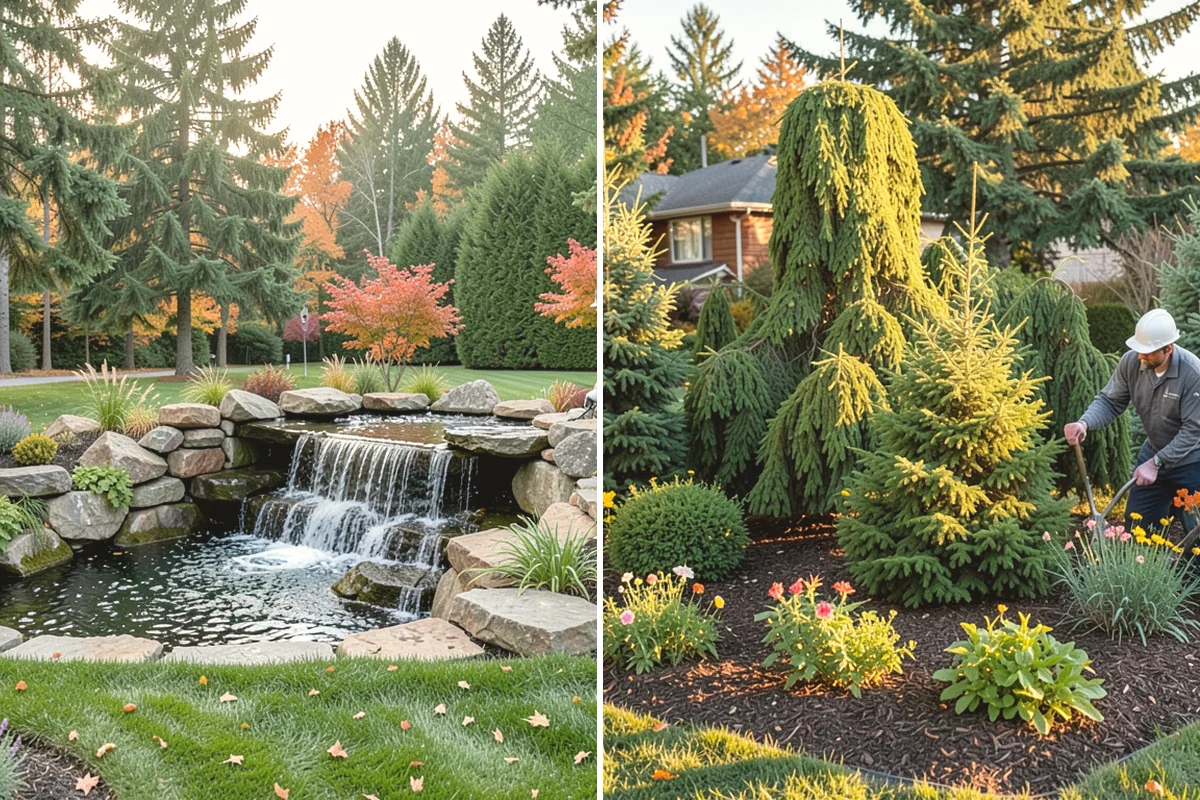 Hardy Fuchsia Pruning in Mercer Island, King County, WA - Leave old top growth over winter for crown protection