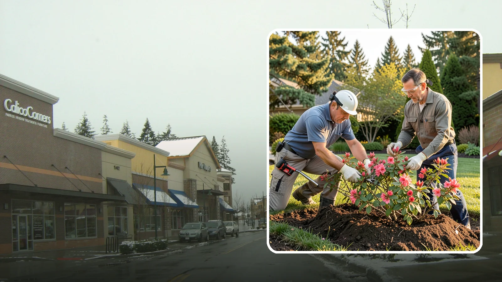 Hardy Fuchsia Pruning in Mill Creek, Snohomish County, WA - Spring cutback of hardy fuchsia that leaves winter protection intact and drives vigorous new growth and long bloom.
