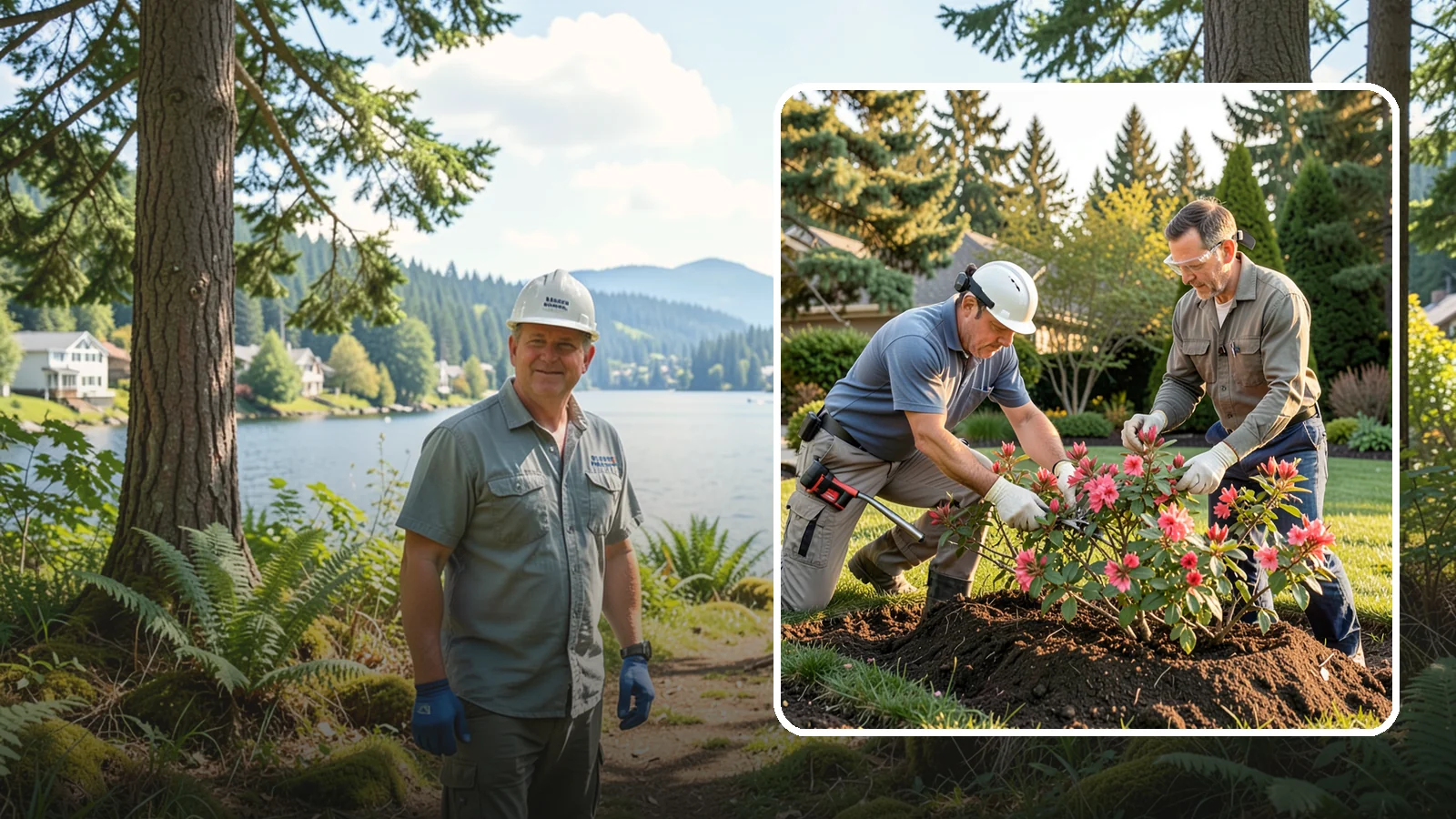 Hardy Fuchsia Pruning in Milton, King County, WA - Spring cutback of hardy fuchsia that leaves winter protection intact and drives vigorous new growth and long bloom.