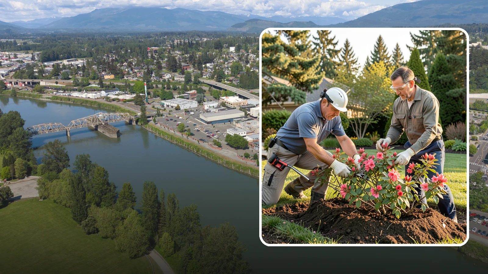 Hardy Fuchsia Pruning in Mount Vernon, Skagit County, WA - Spring cutback of hardy fuchsia that leaves winter protection intact and drives vigorous new growth and long bloom.