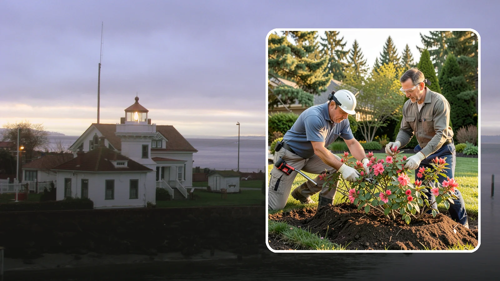 Hardy Fuchsia Pruning in Mukilteo, Snohomish County, WA - Spring cutback of hardy fuchsia that leaves winter protection intact and drives vigorous new growth and long bloom.