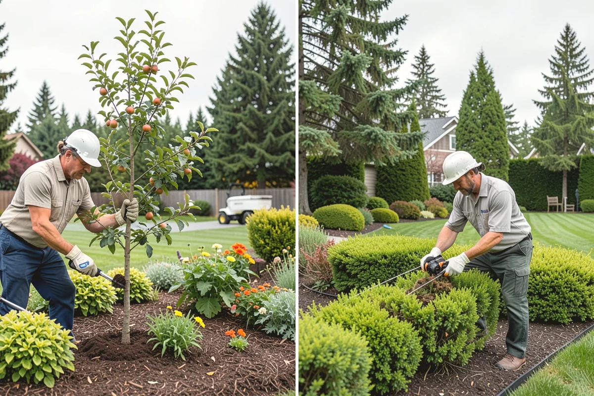 Hardy Fuchsia Pruning in North Bend, King County, WA - Leave old top growth over winter for crown protection