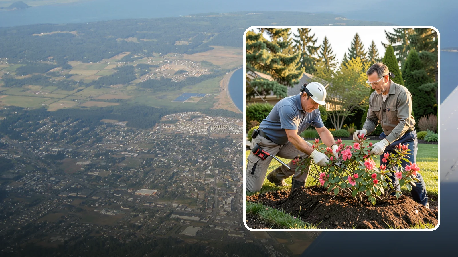 Hardy Fuchsia Pruning in Oak Harbor, Island County, WA - Spring cutback of hardy fuchsia that leaves winter protection intact and drives vigorous new growth and long bloom.